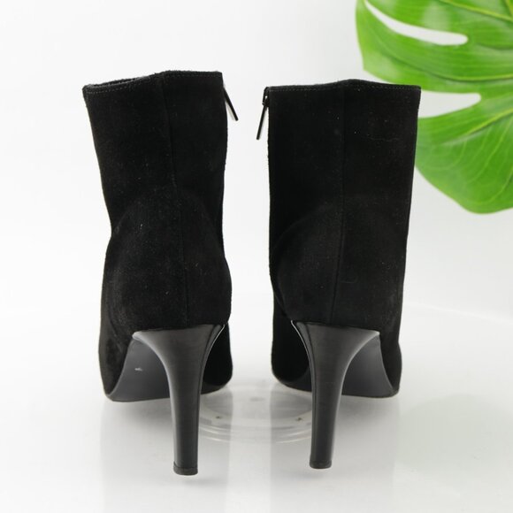 La Canadienne Womens Ellenor Boots Size 10 Waterproof Black Suede Heel Booties - Picture 3 of 13